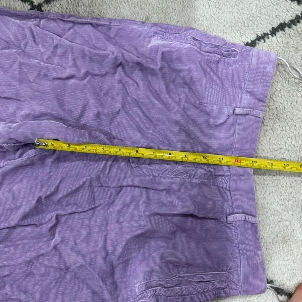 Forte Forte Pants Wide Leg Casual in Lilac Purple Corduroy